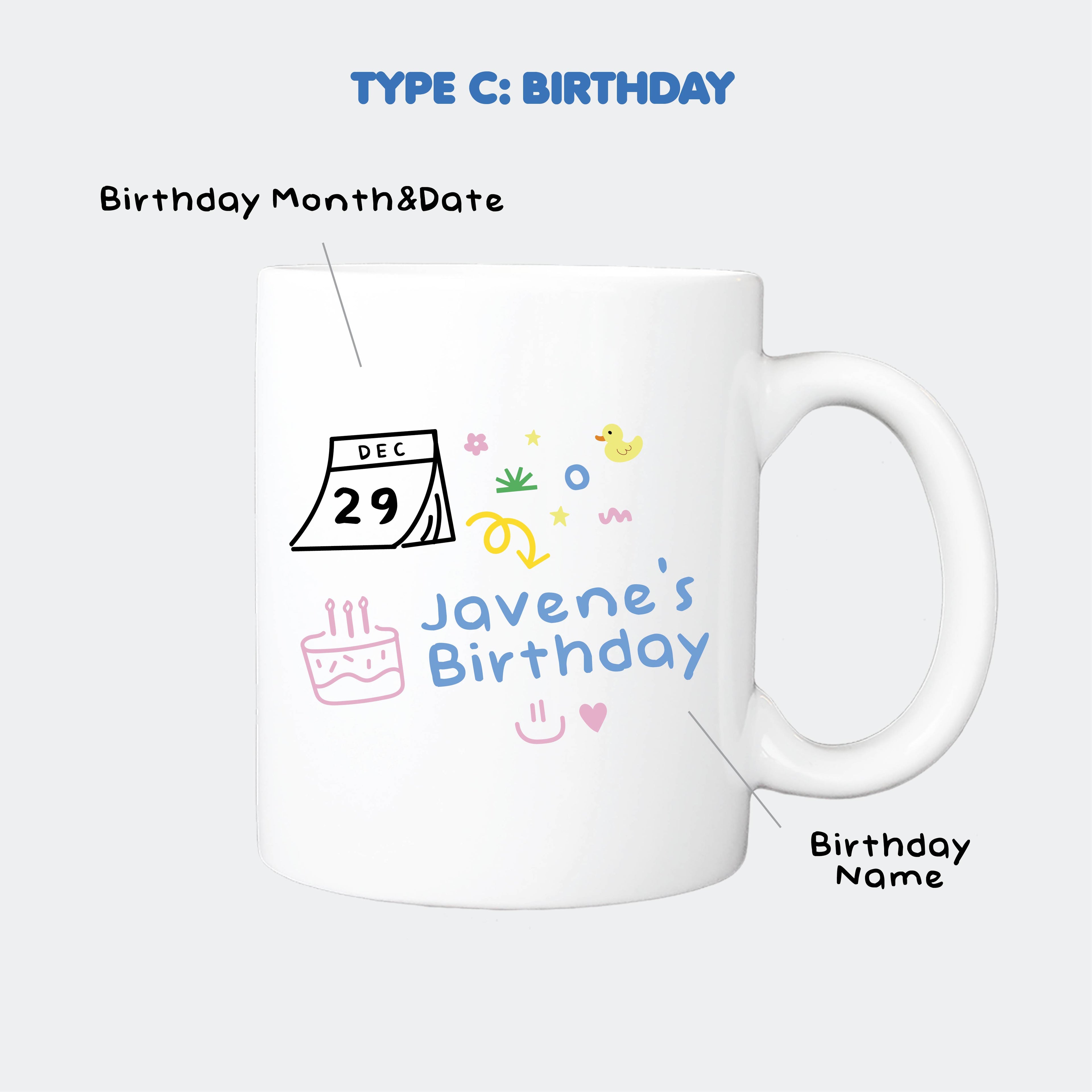 「SPECIAL DAY MUG」GIFT FOR SOMEONE