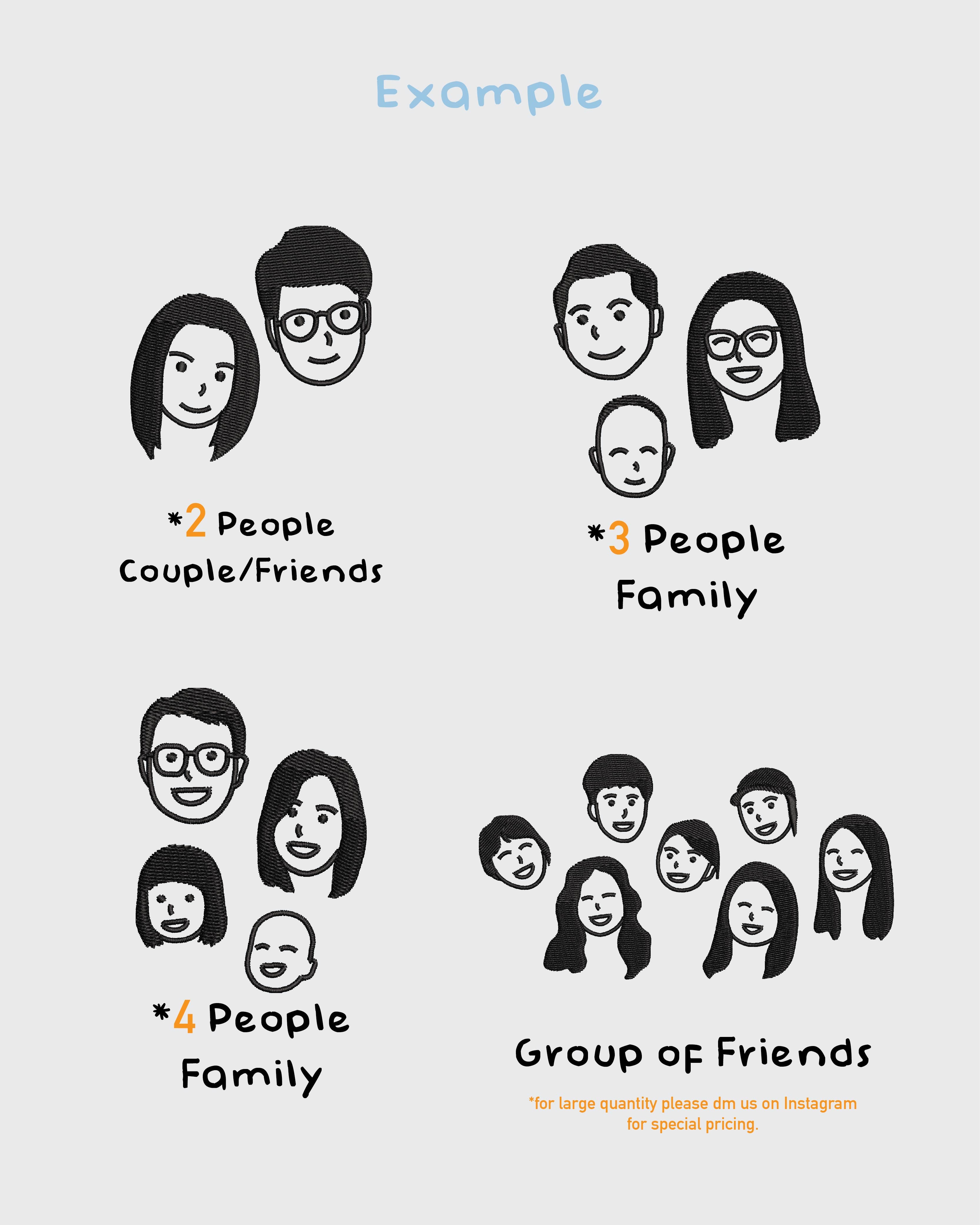 「EMBROIDERED」OUTLINE TEE