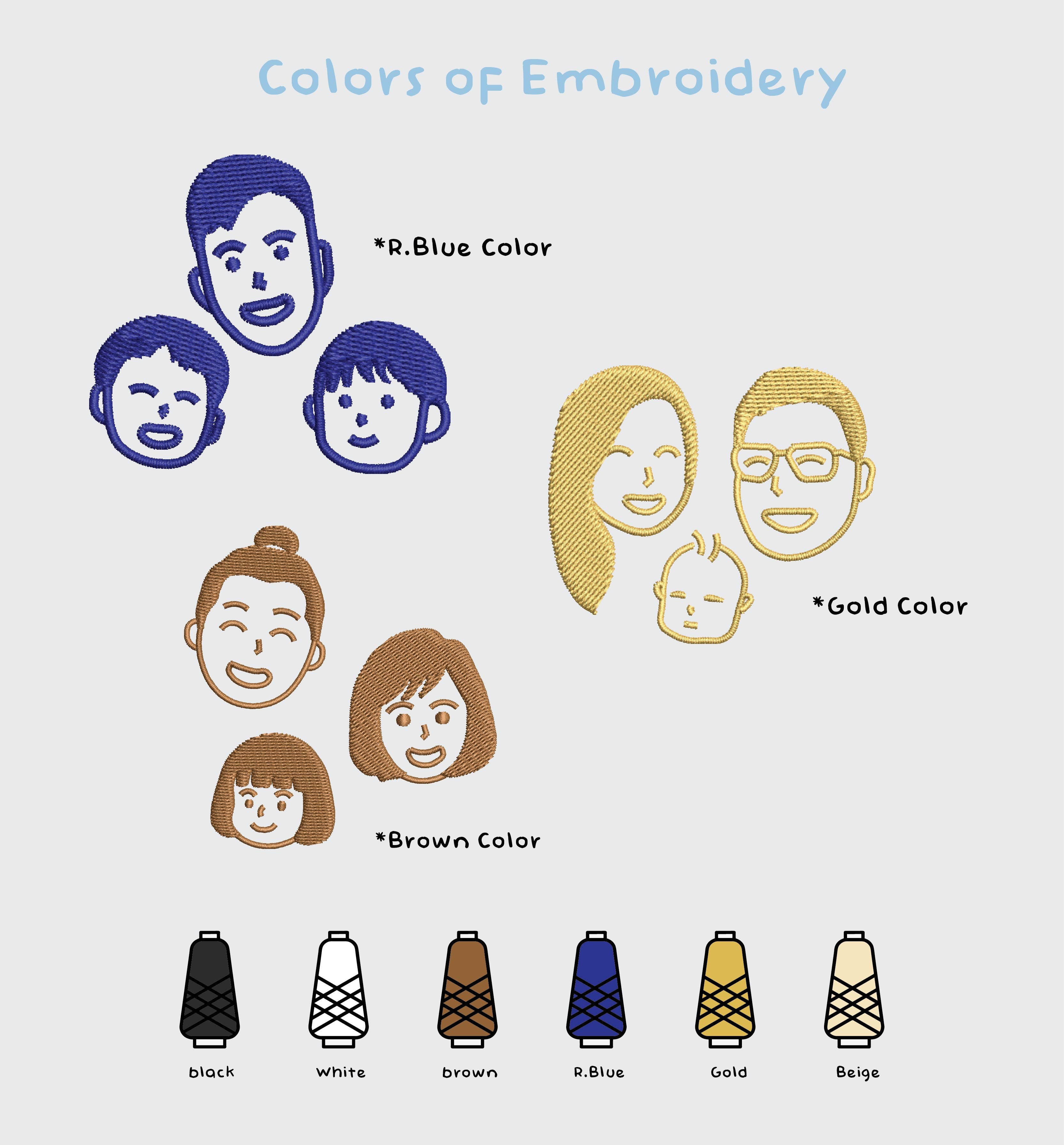 「EMBROIDERED」OUTLINE TEE