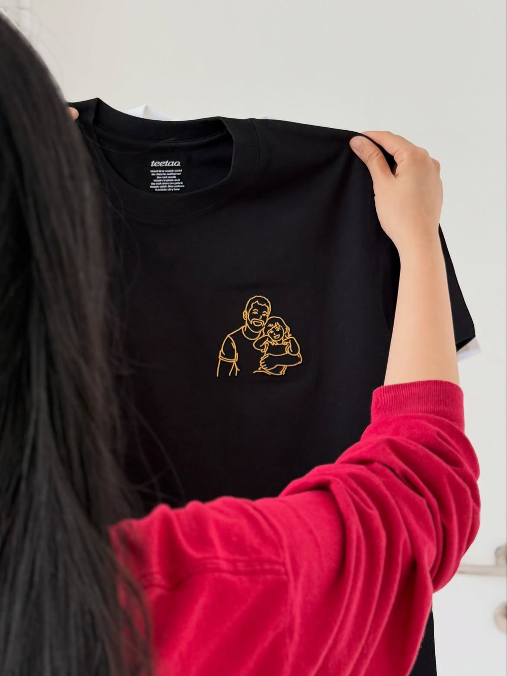 「EMBROIDERED」OUTLINE TEE