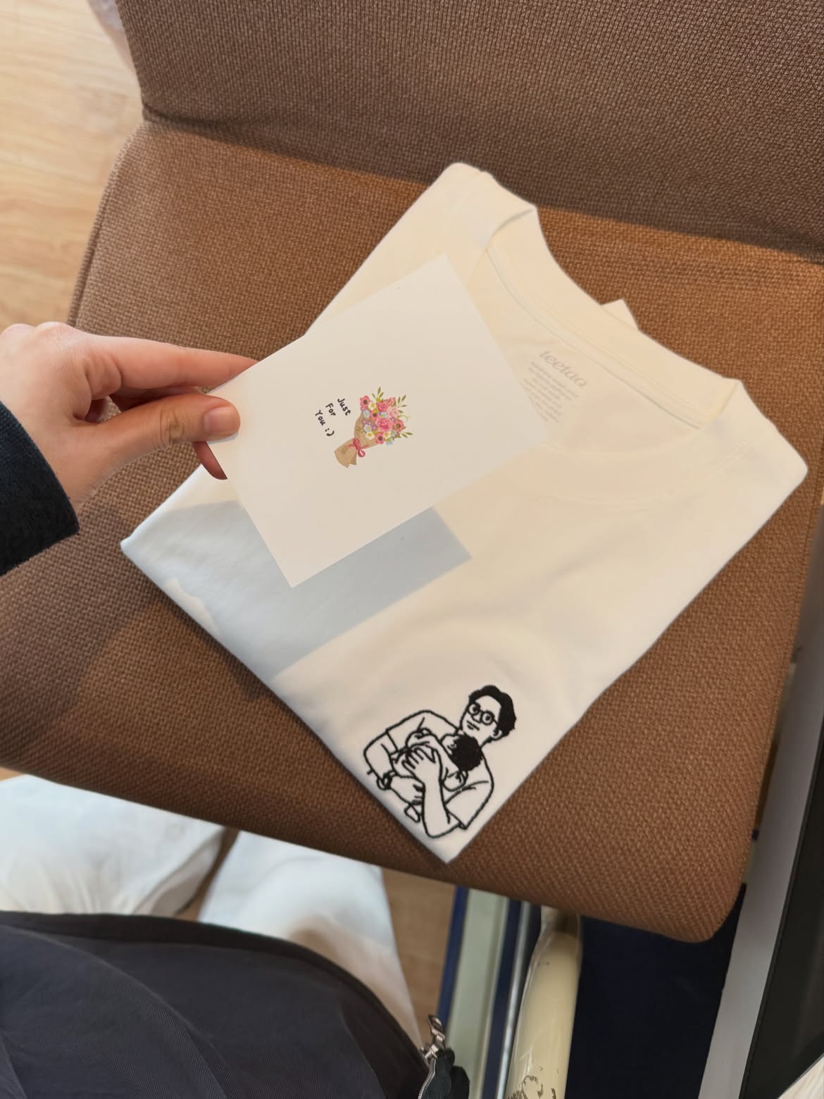 「EMBROIDERED」OUTLINE TEE