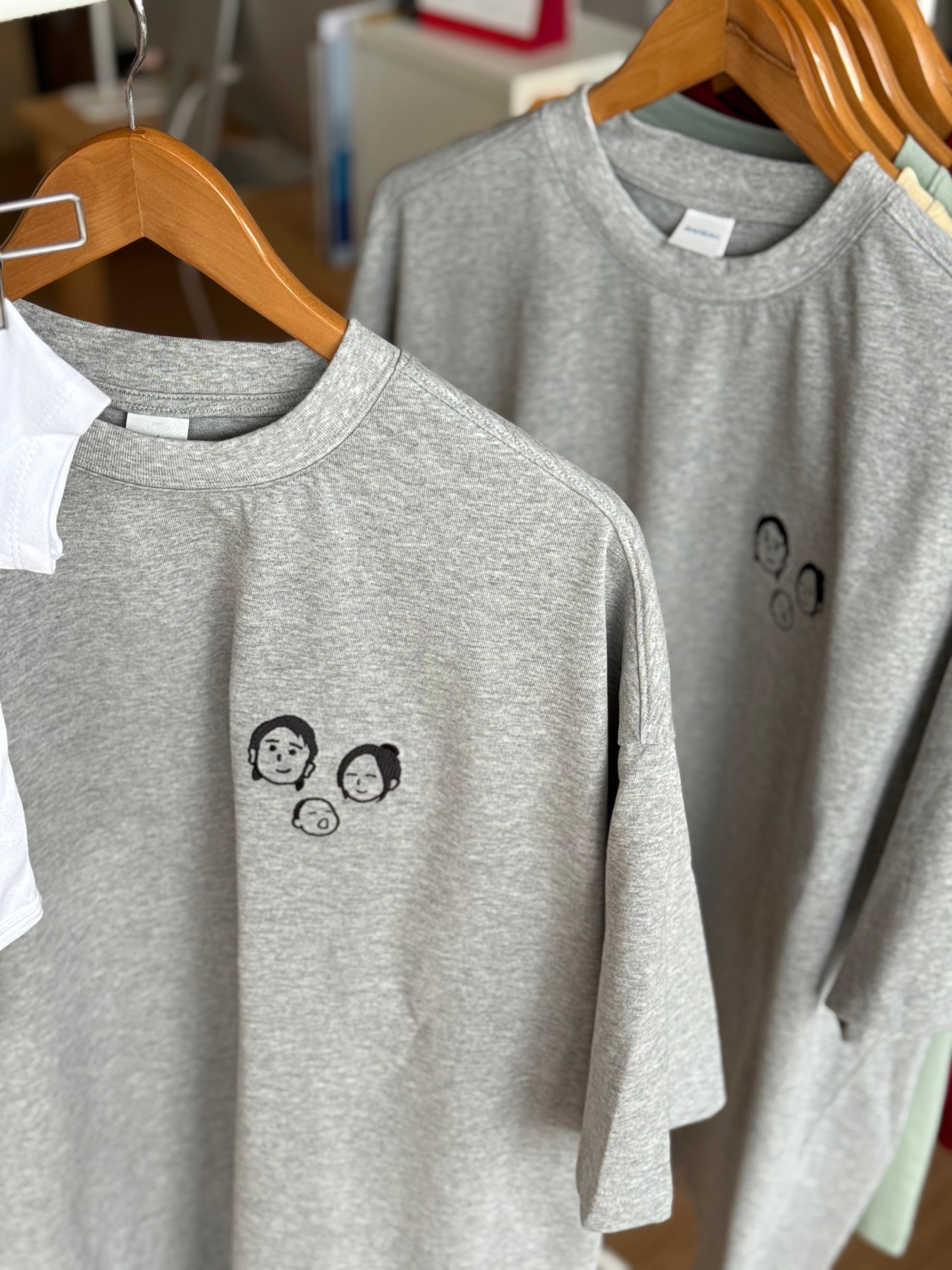 「EMBROIDERED」OUTLINE TEE