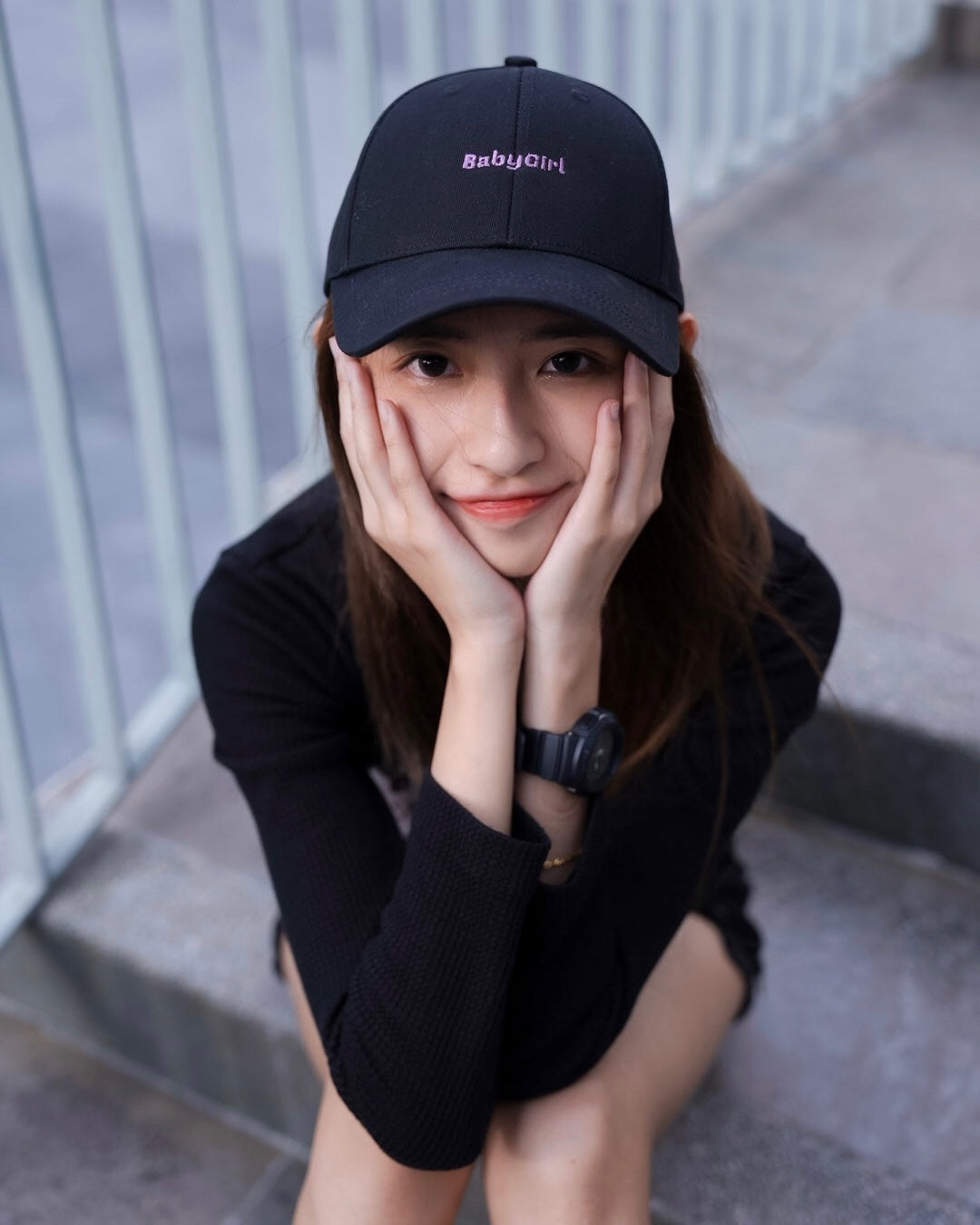 「Embroidery」Structured Baseball Cap