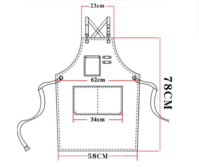 Customise X-Strap Work Apron
