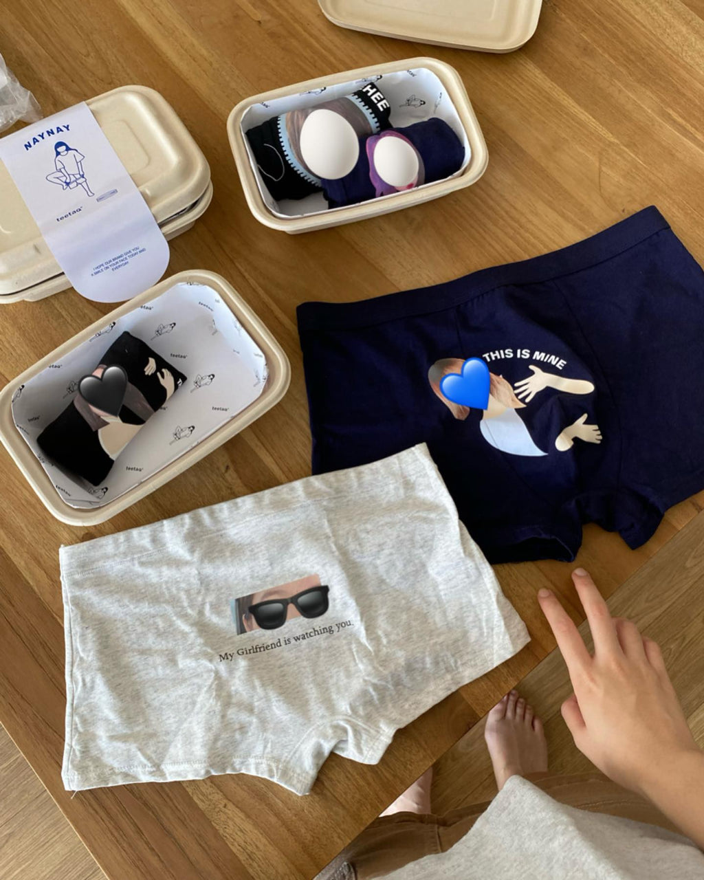 「NAYNAY」CREATIVITY INNERWEAR x 2pcs