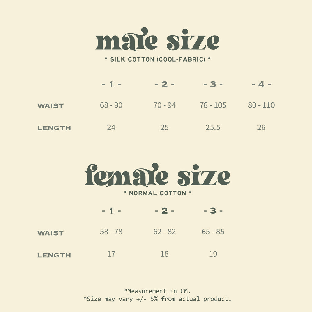 「NAYNAY」CREATIVITY INNERWEAR x 2pcs